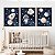 Kit 3 Quadros Astronauta Planetas Espaço Foguete - Imagem 3