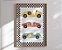 Kit 3 Quadros Carros de Corrida Coloridos - Imagem 3