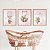 Kit 3 Quadros Ursinha Rosa Nuvem Lua Ursa Quarto Bebê Infantil - Imagem 2