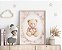 Quadro Ursinha Rosa Flores Delicado Ursa Quarto Menina Bebê Infantil - Imagem 2