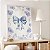Quadro Laço Azul Flores Quarto Menina Bebê Infantil - Imagem 2