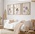 Kit 3 Quadros Fada Arco Íris Flores Lilás Quarto Menina - Imagem 3
