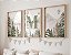 Kit 3 Quadros Floresta Montanhas Personalizado com Nome - Imagem 1