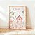 Quadro Fada Flores Borboleta Rosa Personalizado com Nome - Imagem 1