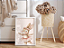 Kit 3 Quadros Bailarina Animais Ursinha Coelha Ratinha Quarto - Imagem 5
