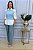 CONJUNTO CAMISA E COLETE MODAL KATE - Imagem 1