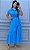 VESTIDO LONGO CREPE DUNA LISTRADO ESTEFANE - Imagem 1