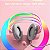 Headset Gamer Onikuma X15 rosa - Imagem 2