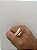 Anel gota pontuda dourado - Imagem 1