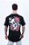 CAMISETA SKULL RED ROSES - PRETO - Imagem 1