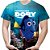 Camiseta Masculina Procurando Dory  Estampa Total MD01 - Imagem 1