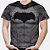 Camiseta Masculina Batman Armadura Estampa Total - Imagem 1