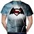 Camiseta Masculina Batman vs Superman Estampa Total Md01 - Imagem 2