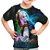Camiseta Infantil Arlequina Harley Quinn Estampa Total - Imagem 1