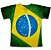 Camiseta Infantil Brasil Bandeira Copa Md03 - Imagem 2