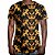 Camiseta Masculina Longline Swag Leão Real Estampa Digital - Imagem 1
