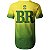 Camiseta Masculina Longline Brasil Md04 - Imagem 2