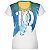 Camiseta Baby Look Feminina Bandeira Argentina Md01 - Imagem 2