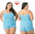 Short Doll Plus Size Liganete Baby Doll Feminino Pijama Adulto Em Microfibra CORES ALEATORIAS VARIADAS - Imagem 1