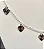 Choker pingentes corações diamantados - Imagem 2