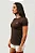 Camiseta Dry Poliamida Marrom - Imagem 3