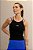 Regata Feminina Canelada Basic Preta - Imagem 1