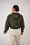 Jaqueta Corta Vento Feminina Cropped Basic Verde Militar - Imagem 4
