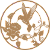 Mandala Floral Decorativa 5 em MDF Cru - Imagem 1