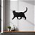 Placa Decorativa Gato 3 em Acrílico - Imagem 1
