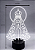 Luminária Led 3D - Santo Nossa Senhora Aparecida - Imagem 3
