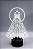 Luminária Led 3D - Santo Nossa Senhora Aparecida - Imagem 2
