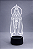 Luminária Led 3D Santo Nossa Senhora de Fatima - Imagem 2