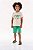 CONJUNTO INFANTIL PARA MENINOS COM CAMISETA E BERMUDA (BEGE) UP BABY - Imagem 2