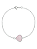Pulseira Zircônia Rosa Claro em Prata 925 - Khlóris - Imagem 1