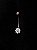 Piercing Umbigo Florzinha Slim - Imagem 1