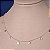 Choker Medalhas Slim 40cm + 5cm - Imagem 1