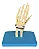 Mini Esqueleto da Mão - Imagem 2