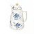 Garrafa Térmica de Porcelana Floral 900mL - Imagem 1