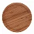 Bandeja de Bambu Round 20cm x 20cm x 2cm - Imagem 2