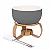 Aparelho Fondue 5 Peças Aspen Cinza 350mL - Imagem 3