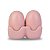 Porta Tempero Ovo Rosa com 2 Peças – Saleiro e Pimenteiro em Cerâmica - Imagem 1