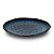 Conjunto com 6 Pratos Rasos Azul Orgânico em Cerâmica para Mesa Posta - Imagem 1