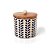 Pote com Tampa Versailles Iris 12cm x 13cm - Imagem 1