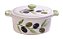 Adorno Panela Lisa com Tampa Azeitoninhas Kitchen em Cerâmica Decorativa 790ml - Imagem 1