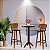 Conjunto Bistrô Redondo e 2 Banqueta Lisboa Imbuia - Imagem 4