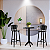 Conjunto Bistrô Redondo e 2 Banqueta Lisboa Preto - Imagem 4