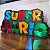 Letreiro Super Mario Espelhado 3d Decorativo Geek/gamer 32cm - Imagem 2