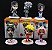 Bonecos Figura de Ação Colecionáveis Naruto Shippuden + chaveiro - Imagem 12