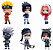 Bonecos Figura de Ação Colecionáveis Naruto Shippuden + chaveiro - Imagem 9