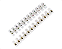 Terminal Elétrico Tipo Sindal 2,5–4,0 mm² para Cabos – Kit 10 Unidades - Imagem 1